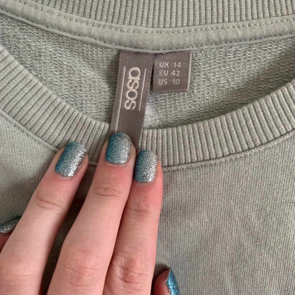 ASOS Longline Split Back Sweat - Picture 3 of 4